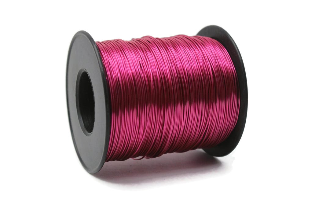 1295 Feet Pink Copper Wire, Dead Soft Artisan Wire Wrap 22 Gauge (0.6 ...