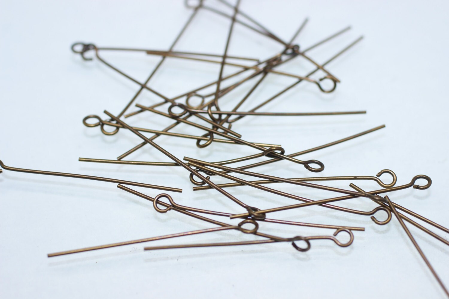 Antique Bronze Eye Pin 0.65 mm x 15/20/25/30/35/40/50/60 mm Etsy