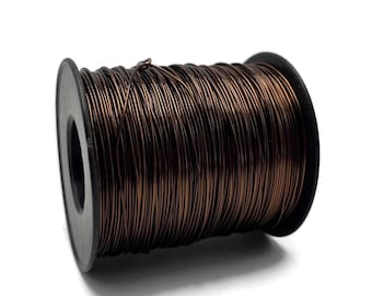731 Fuß brauner Kupferdraht, massives Kupfer, Dead Soft Artisan Wire Wrap 20 Gauge (0,8 mm), unbeschichteter Kupferdraht