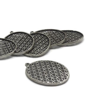 Matt Silver Plated Flower of Life, Flower Of Life Necklace, Flower of Life Pendant, Flower of Life Pendant, Flower Life, Yoga Jewelry,