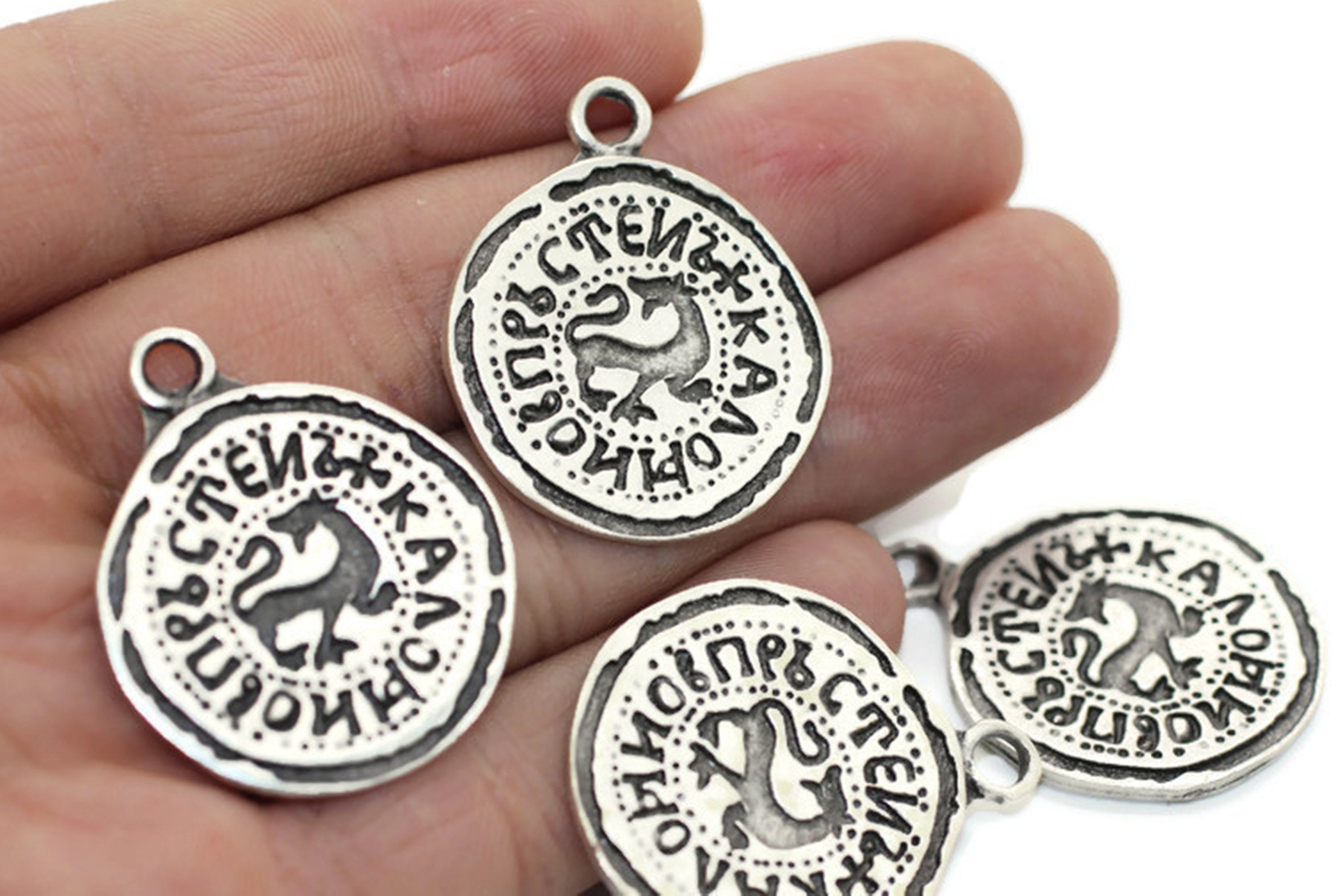Basilisk Coin Pendant, 29x35 Mm Matt Silver Pendant, Water Beast Silver Coin  Charms, Medallion Pendant, Silver Coins, Medieval Coins - Etsy Israel