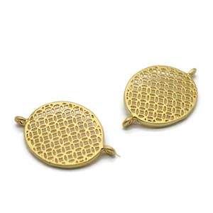 24K Gold Plated Flower of Life, Flower Of Life Bracelet charm pendant, Flower of Life Pendant, Oval Sacred Geometry pendant charm