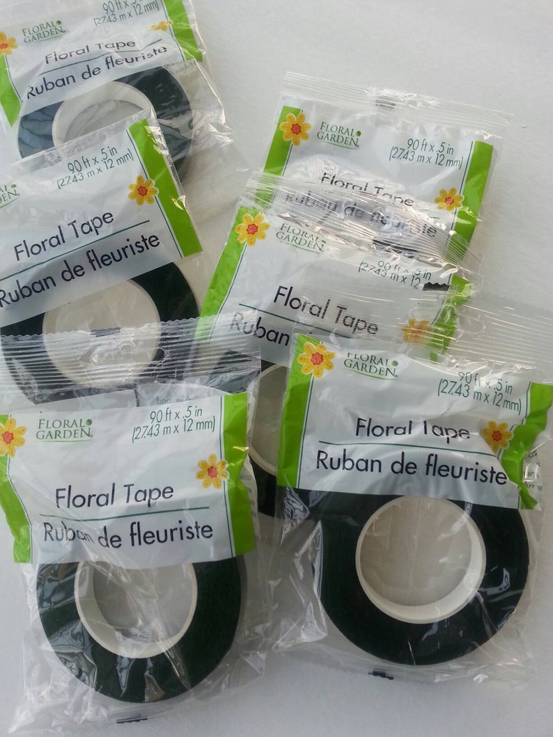 Floral Tape. 90 Ft X 50 in 27.43 X 12 Mm Green Color. Etsy