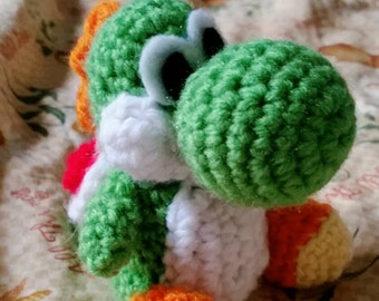 Yarn Yoshi crocheted amigurumi