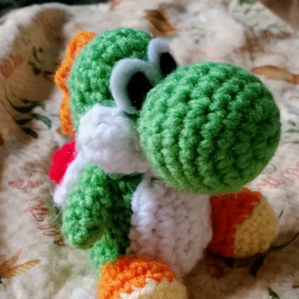 Yarn Yoshi crocheted amigurumi