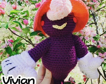 Vivian Paper Mario TTYD Crochet Pattern PDF