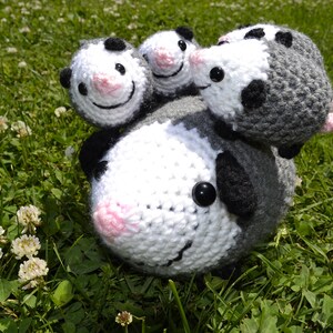 CROCHET PATTERN Opossum Family PDF File image 2