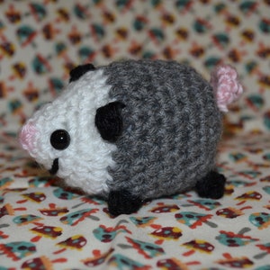 Baby Opossum Crochet Amigurumi Plushie image 6