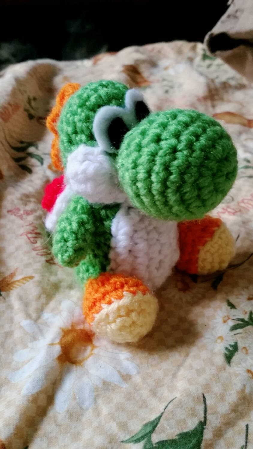 Yarn Yoshi crocheted amigurumi