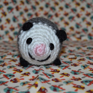 Baby Opossum Crochet Amigurumi Plushie image 7