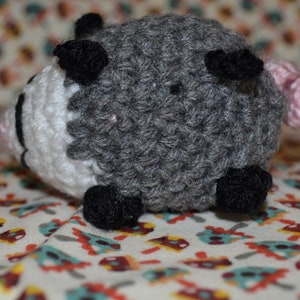 Baby Opossum Crochet Amigurumi Plushie image 5