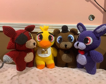 FNAF Amigurumi Handmade Plushies