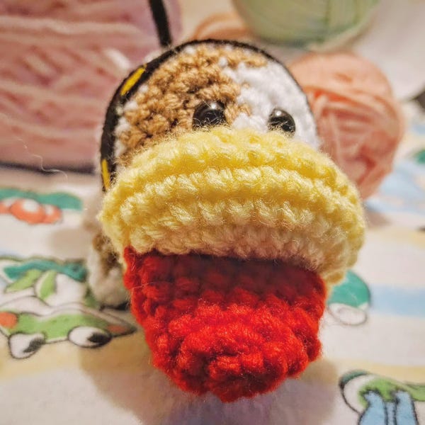Yoshi's Woolly World Poochy Crochet Plush Amigurumi