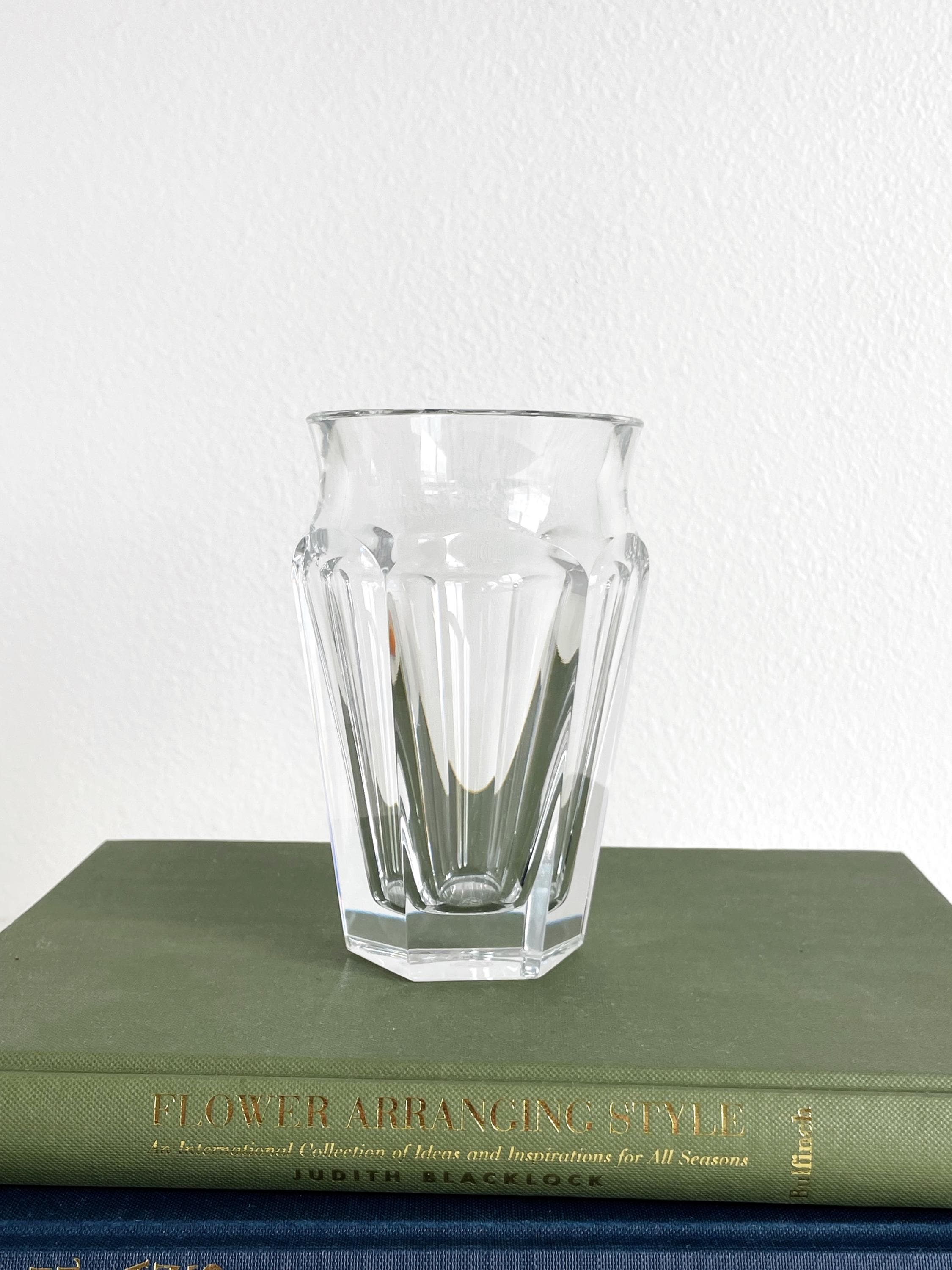 Vintage Crystal Vase Baccarat - Etsy Vintage Crystal Vase Baccarat - Etsy