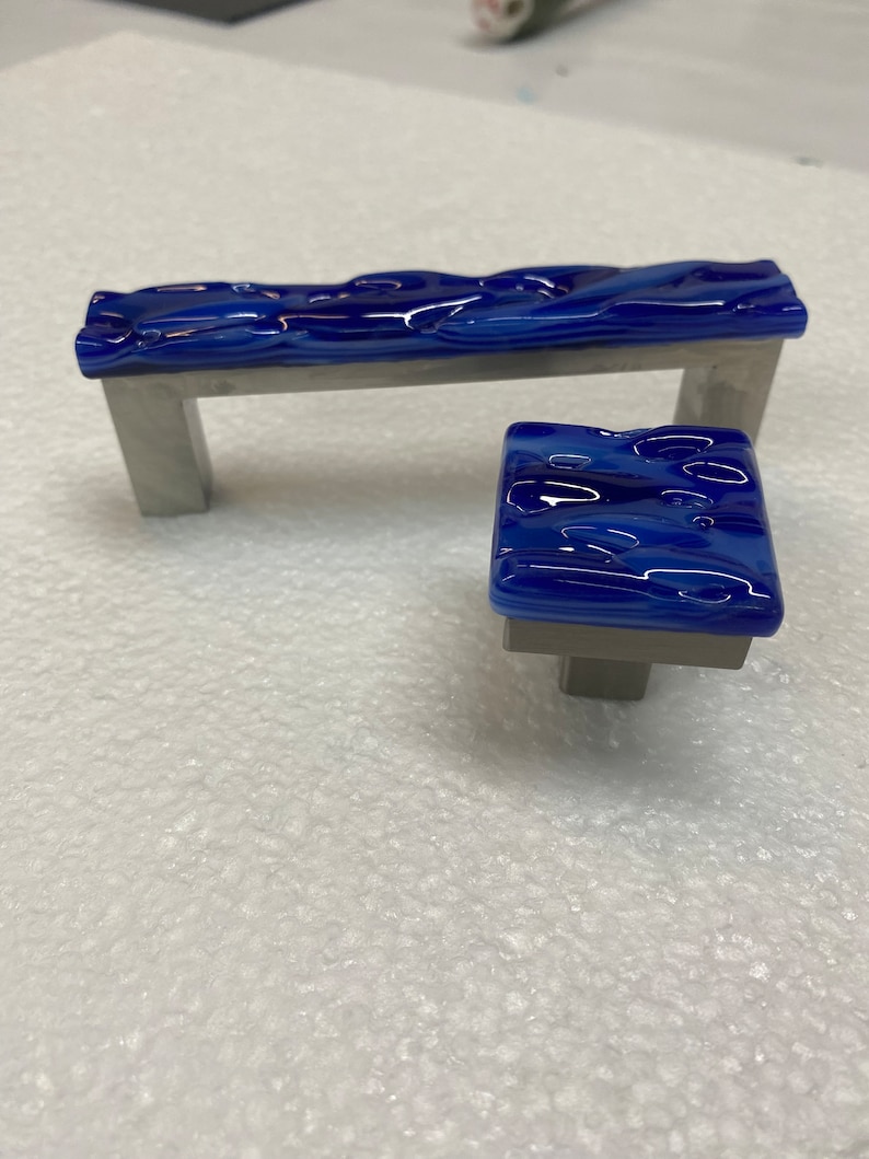 Fused Glass Handles and Knobs Etsy