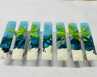 Handmade Palm Beach Glass Cabinet Pulls – Coastal Decor