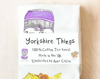 Yorkshire Things Tea Towel