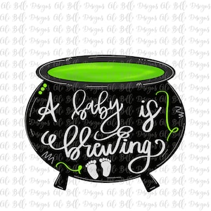 Um bebê está se formando, Design Sublimado, Camiseta de Maternidade, Anúncio de Gravidez, Calderon, Bruxa, Sublimado, Download Digital, Desenhado à Mão, PNG