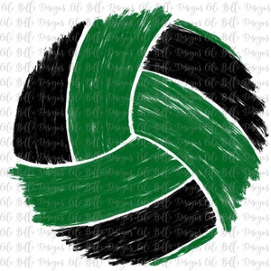 Volley-ball, sublimation, téléchargement immédiat, prêt à imprimer, oeuvre d'art imprimable, téléchargement numérique, griffonnage, design dessiné à la main, PNG, numérique