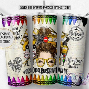 Busfahrer| 20 oz Skinny Design | 20 oz Skinny Becher Vorlage Sublimation | Busfahrer| Bus Fahrer Geschenk |Sublimation Download|
