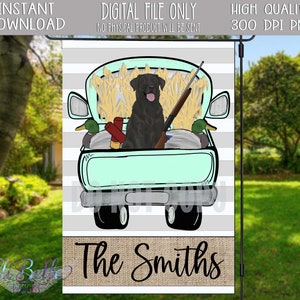 Lab and Duck Garden Flag| Digital Design Download| Garden Flag Design| Garden Flag PNG| Garden Flag PNG| Labrador| Duck| Mallard| Hunter