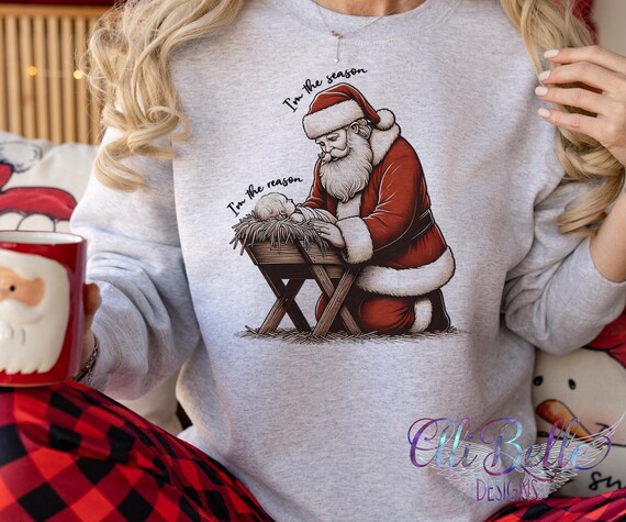 I'm the Reason, I'm the Season, Jesus is the Reason, PNG, Digital Download, Christmas Jesus, Christian Christmas, Reason for the Season