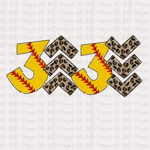3 up 3 down Sublimation Design PNG| Softball Sublimation| 3 up 3 down PNG |Leopard Softball | 3 up 3 down Softball png | Leopard Softball