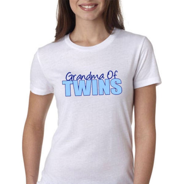 Grandma of Twins Boys T-Shirt, Grandma of Twin Boys Tee, Grandma of Twins Gift, Twin Grandma Tshirt, Grandma of Twins T-Shirt, Twin Boys