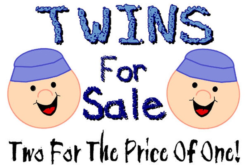 Twins for Sale Tee Etsy