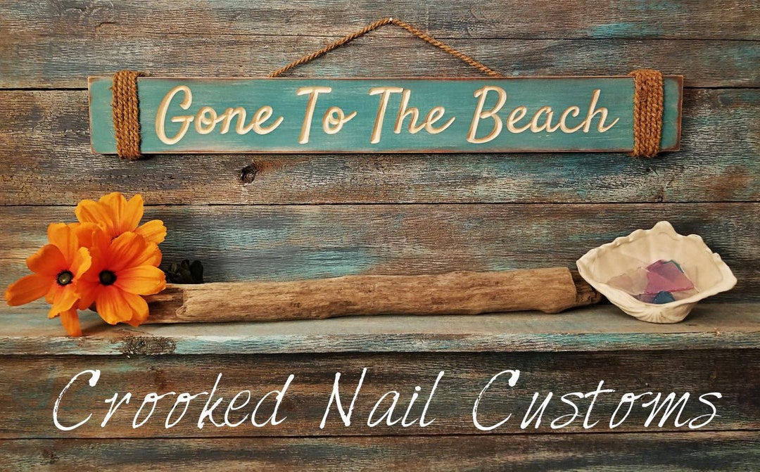 Gone to the Beach Sign Beach Signs Wooden Signs Beach - Etsy