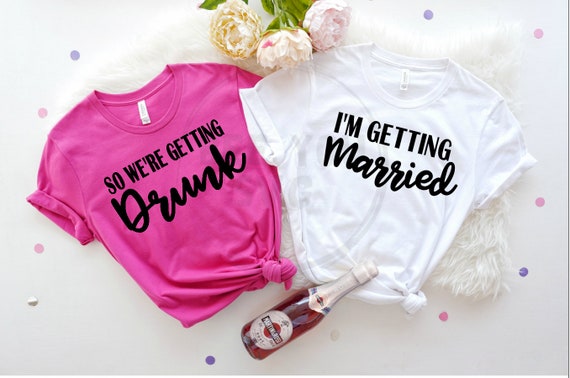 Im Getting Married Svg so We're Getting Drunk Svg - Etsy