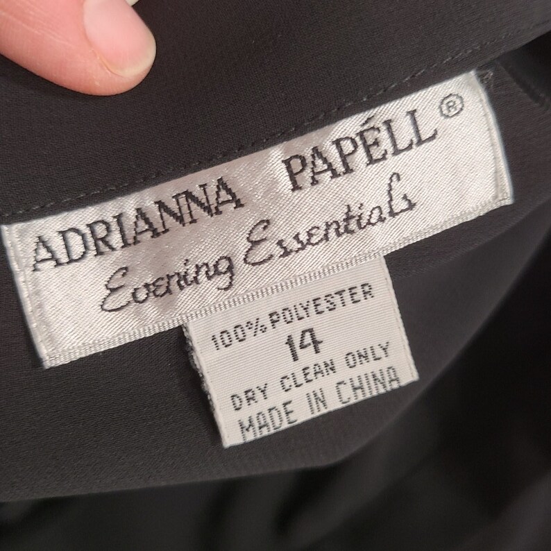 Vintage 90s Adrianna Papell a line skirt size 14 large image 4