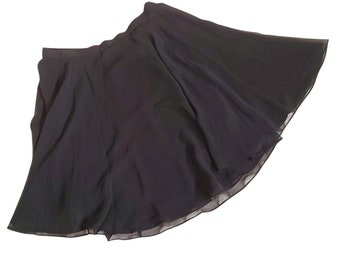 Falda acampanada vintage de los años 90 de Adrianna Papell, talla 14 grande