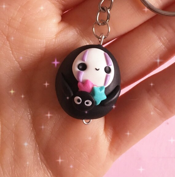 kaonashi charm soot sprites and stars spirited away studio etsy