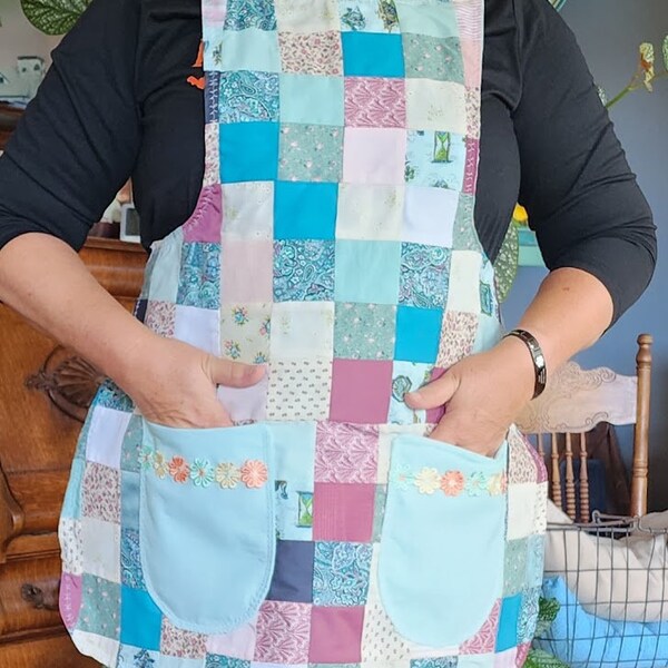 Quilted Apron Etsy