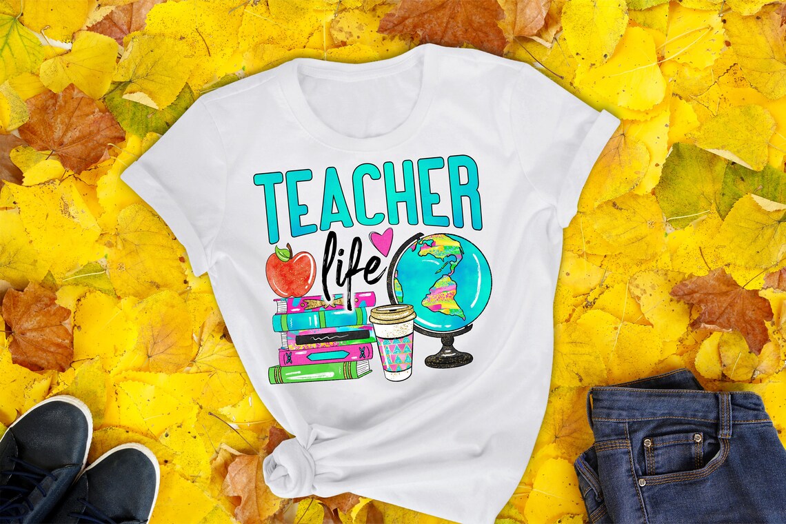 Teacher Life Sublimation Shirt May Be Personalized Etsy