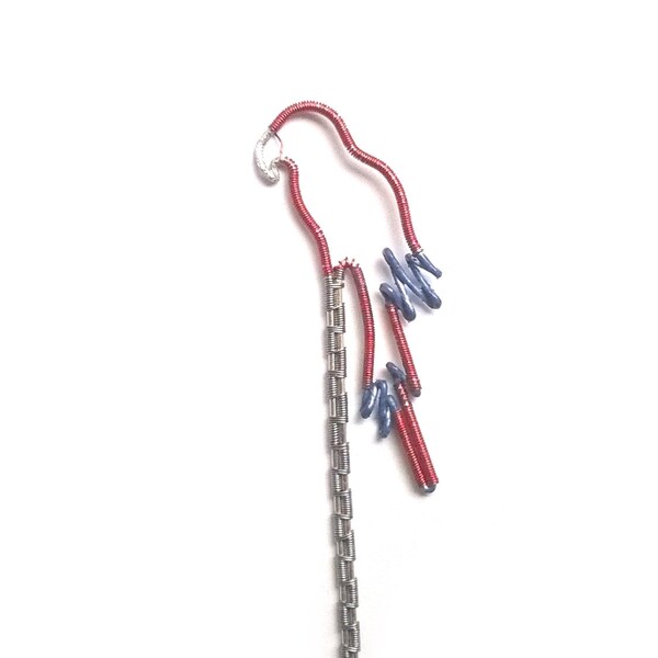 Marcador de loro, marcador de página de pájaro envuelto alambre, marcador de metal único, accesorio de libro hecho a mano, regalo literario novedoso, regalo único del maestro