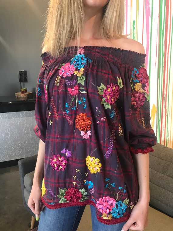 boho smock top