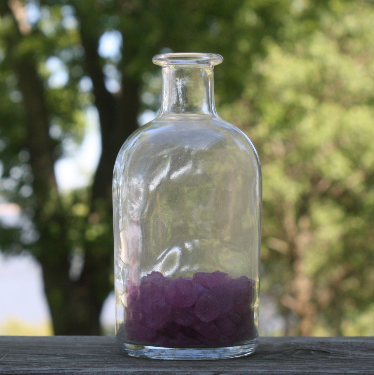 Purple Glass Rocks Vase Fillers Wedding Decor DIY Craft Etsy