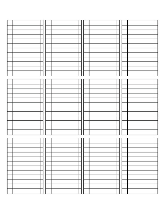 big hp printable notebook paper lines checklists boxes etsy