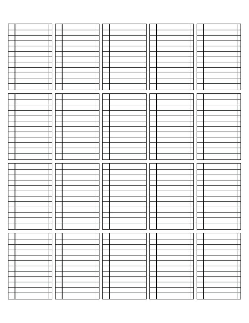 Classic Happy Planner Printable Notebook Paper Lines - Etsy