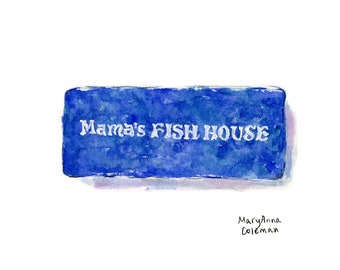 Mama's Fish House Matchbook - Hawaii