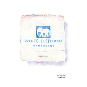 White Elephant Matchbook - Nantucket