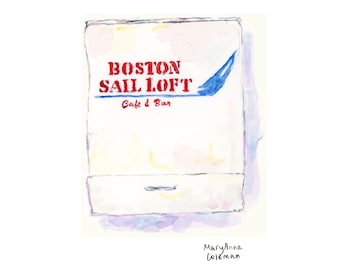 Boston Sail Loft Matchbook