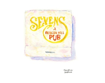 The Sevens Ale House Matchbook - Boston