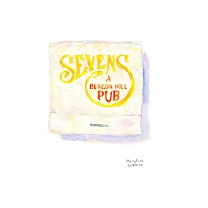 The Sevens Ale House Matchbook - Boston