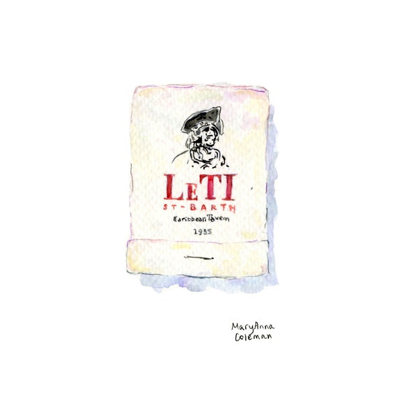 Le Ti Matchbook - St. Barth