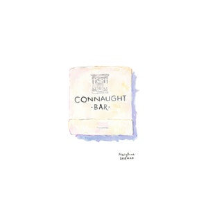 Connaught Bar Streichholzbuch - London