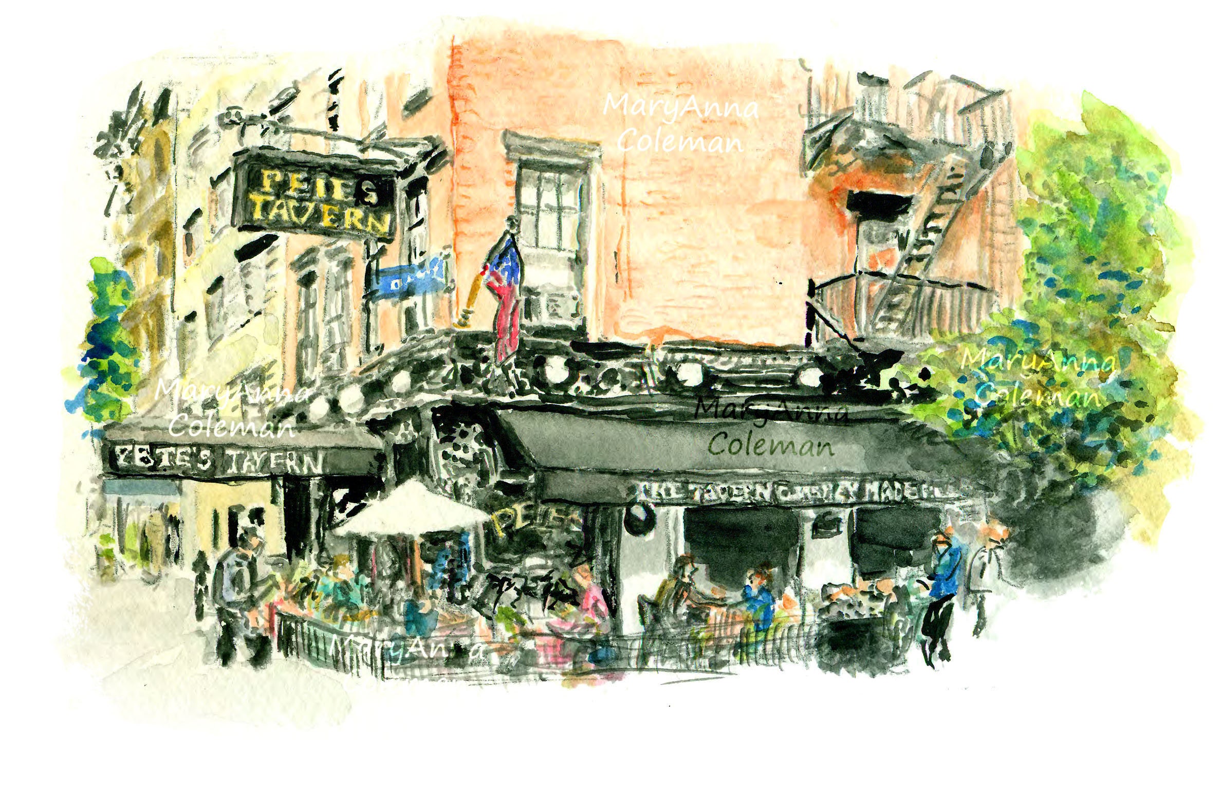 Pete's Tavern Etsy