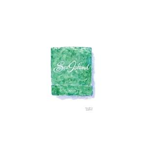 Sea Island Matchbook - Groen